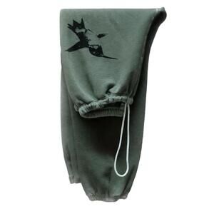 NEW FREECITY unisex sparrow circa 2005 super vintage yumm og sweatpant in greend